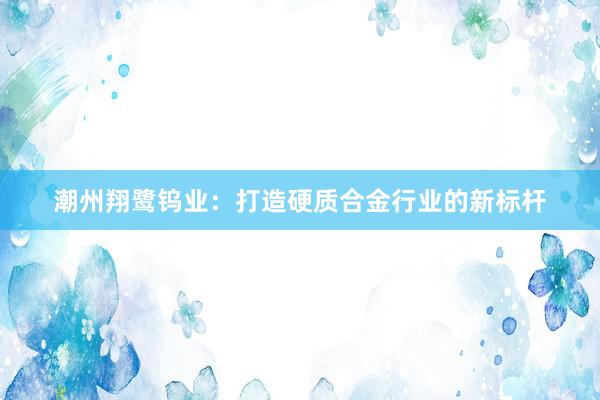 潮州翔鹭钨业：打造硬质合金行业的新标杆