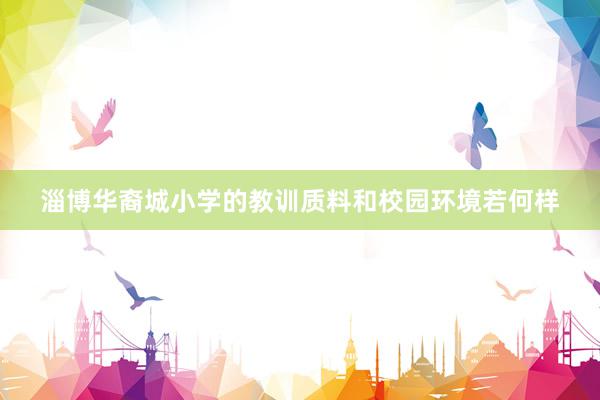 淄博华裔城小学的教训质料和校园环境若何样